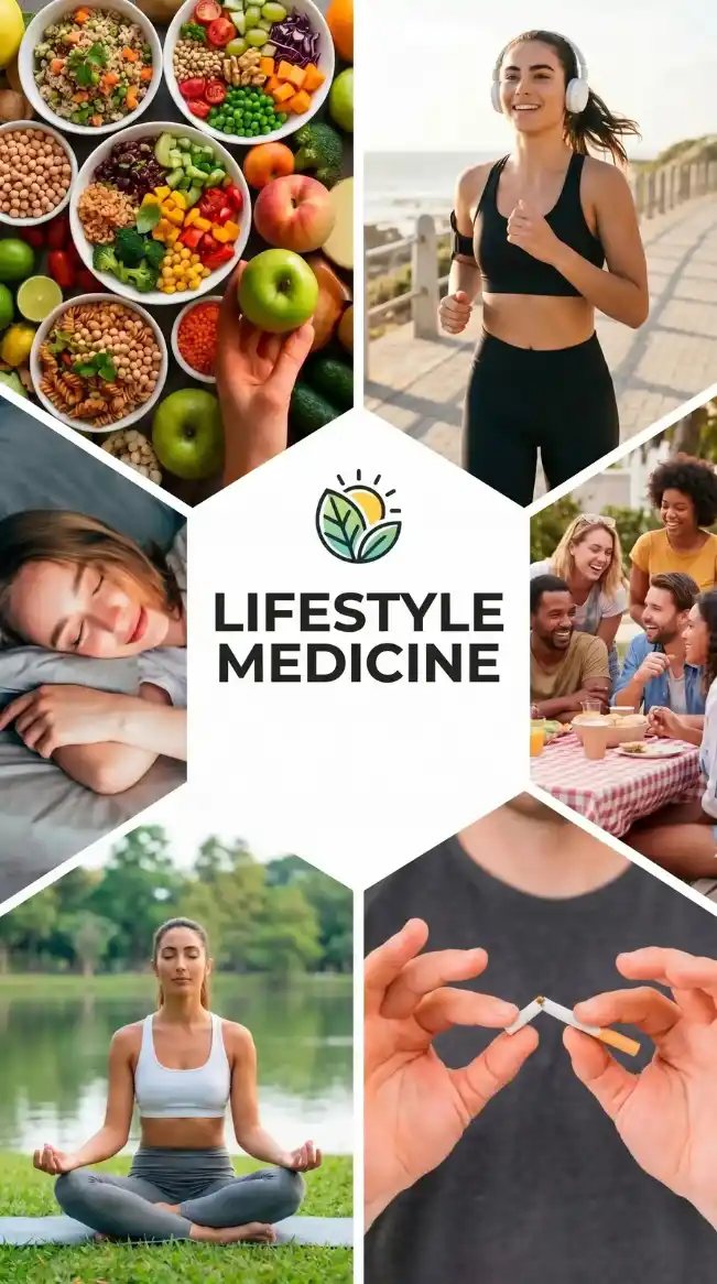 Práticas da Medicina do Estilo de Vida e exercícios